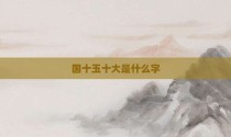 国十玉十大是什么字