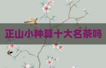正山小种算十大名茶吗