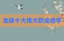 全球十大伟大职业选手