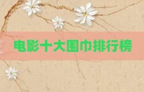 电影十大围巾排行榜