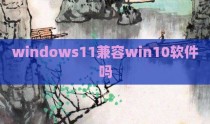 windows11兼容win10软件吗