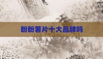 盼盼薯片十大品牌吗