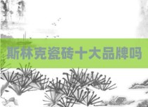 斯林克瓷砖十大品牌吗