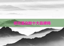 初元蛋白粉十大品牌吗