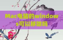 Mac电脑的windows可以移除吗