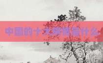 中国的十大病情是什么