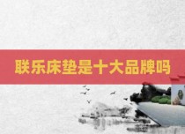 联乐床垫是十大品牌吗