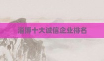 淄博十大诚信企业排名