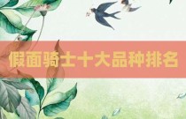 假面骑士十大品种排名