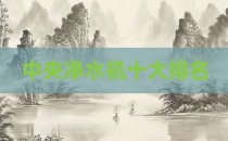 中央净水机十大排名