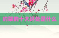 约架的十大坏处是什么