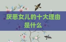 厌恶女儿的十大理由是什么