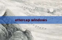 ettercap windows