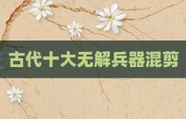 古代十大无解兵器混剪