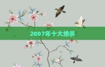 2007年十大绝杀