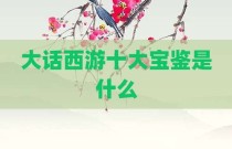 大话西游十大宝鉴是什么