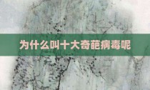 为什么叫十大奇葩病毒呢