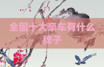 全国十大豪车有什么牌子