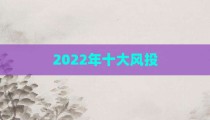 2022年十大风投