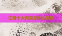 江阴十大青菜是什么菜啊