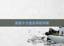 美国十大音乐学院学费