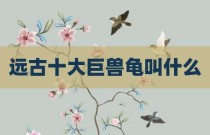 远古十大巨兽龟叫什么