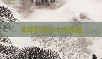 全球影响力十大男星