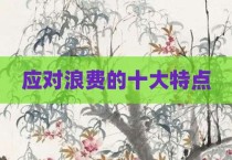 应对浪费的十大特点