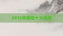 2015年橱柜十大品牌