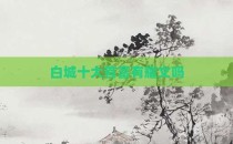 白城十大首富有耀文吗