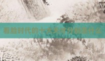 看脸时代的十大天才分别是什么