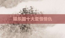 娱乐圈十大爱恨情仇