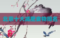 北京十大减肥食物排名