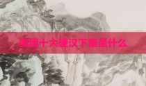 美国十大硬汉下集是什么