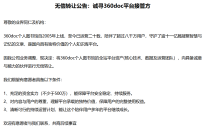 曾经的知识库平台360doc个人图书馆"无偿转让了"