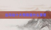出马仙十大奇闻是什么意思