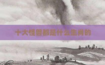 十大怪兽都是什么生肖的