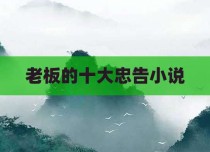 老板的十大忠告小说