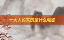 十大人的来历是什么电影