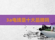 3a电线是十大品牌吗