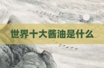 世界十大酱油是什么