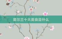爱尔兰十大美食是什么