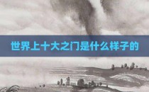 世界上十大之门是什么样子的