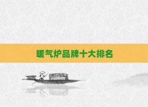 暖气炉品牌十大排名