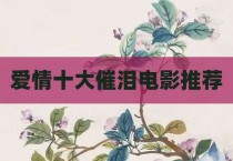 爱情十大催泪电影推荐