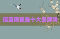 瑞玺陶瓷是十大品牌吗