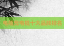电瓶充电桩十大品牌排名