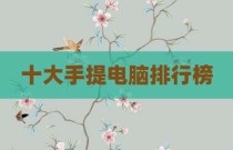 十大手提电脑排行榜