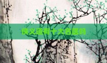 侠义道有十大名医吗