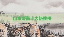山东济南十大热搜榜